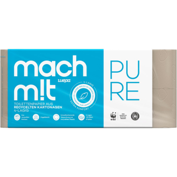Wepa Mach mit Toilettenpapier, 4-lagig, 130 Blatt,
