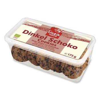 linea natura Dinkel Schoko Cookies, 175 gr Packung