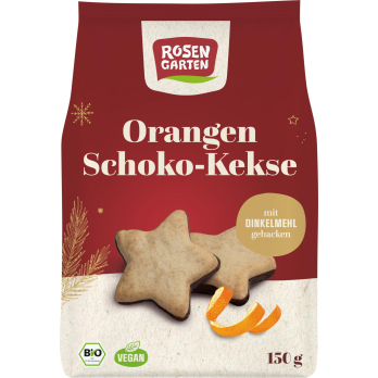Rosengarten Orangen-Kekse mit Zartbitter-Schokolad