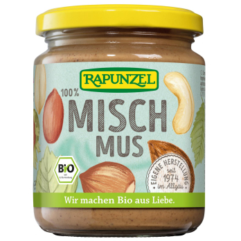 Rapunzel Mischmus 4 Nuts, 250 gr Glas