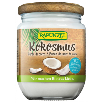 Rapunzel Kokosmus, 215 gr Glas