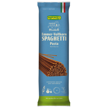 Rapunzel Emmer-Spaghetti Vollkorn, 500 gr Packung