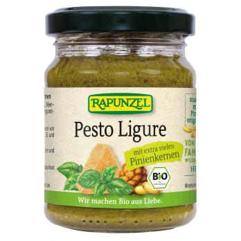 Rapunzel Pesto Ligure mit Parmesan, 130 ml Glas