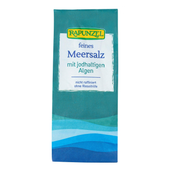 Rapunzel Meersalz mit jodhaltigen Algen, 500 gr Pa