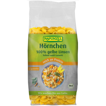 Rapunzel Gelbe Linsen Hörnchen, 300 gr Packung