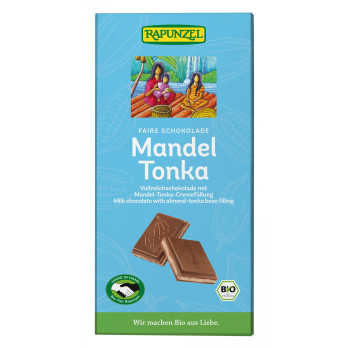 Rapunzel Vollmilch Schokolade Mandel-Tonka HIH, 10
