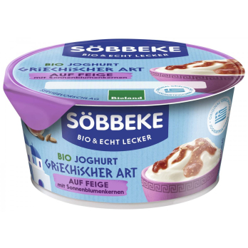 Söbbeke Joghurt griechischer Art auf Feige, 150 g Becher