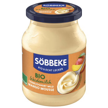 Söbbeke Joghurt Mango, 500 gr Glas