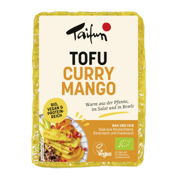 Taifun Tofu Curry-Mango, 200 gr Packung