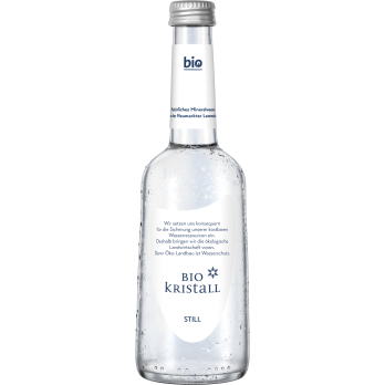 BioKristall Bio-Mineralwasser still, 0,33 ltr Flas