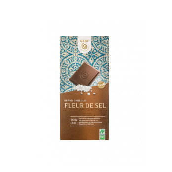 Gepa Grand Chocolat Fleur de Sel 37%, 100 gr Stück