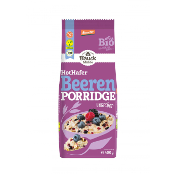 Bauck Hof Hot Hafer Beere, 400 gr Packung -glutenf