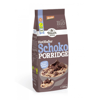 Bauck Hof Hot Hafer Schoko, 400 gr Packung -gluten