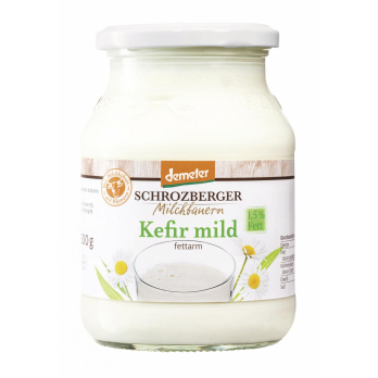 Schrozberg Milchbauern Kefir, 500 gr Glas