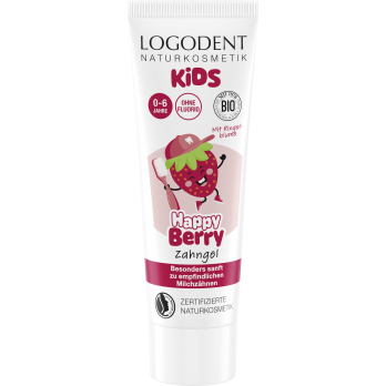 Logodent Kids Zahngel Happy Berry, 75 ml Tube