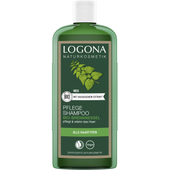 Logona Pflege Shampoo Brennessel, 250 ml Flasche