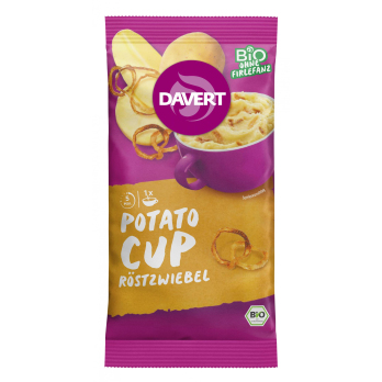 Davert Potato-Cup Röstzwiebel, 54 gr Packung