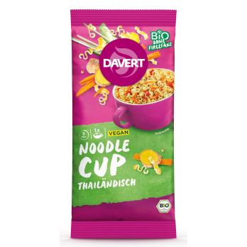 Davert Noodle-Cup Thailändisch, 60 gr Packung