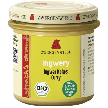Zwergenwiese streichs drauf Ingwery, 135 g Glas