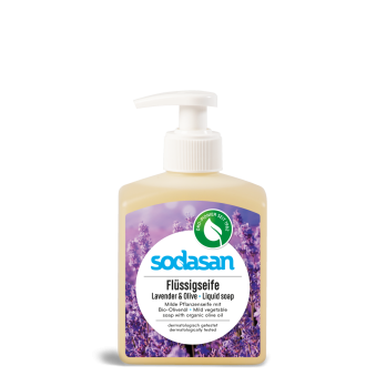Sodasan Naturpflege-Seife liquid Lavendel-Olive, 3