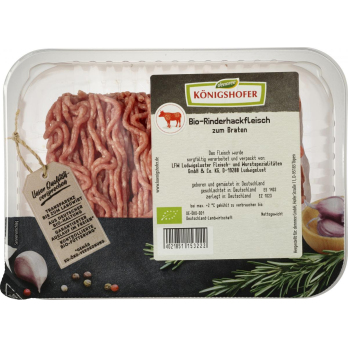 Königsh Rinderhackfleisch, 250 gr Schale Nord
