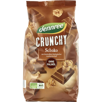 dennree Schoko Crunchy, 750 gr Packung