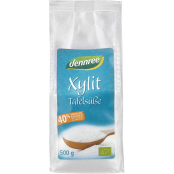 dennree Xylit kristallin, 500 gr Packung
