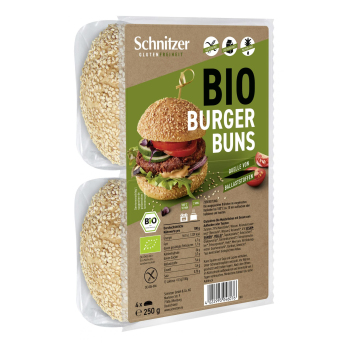 Schnitzer Hamburger Buns, 4St,  250 gr Packung (à