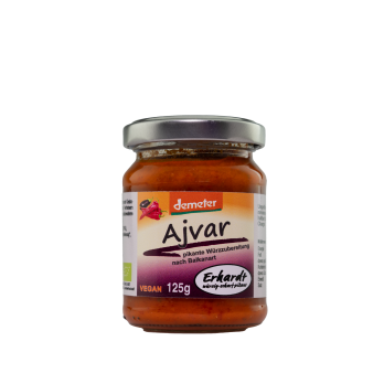 Erhardt Ajvar, demeter, 125 gr Glas
