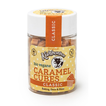 Kuhbonbon Caramel Cubes Vegan, 65 g Packung