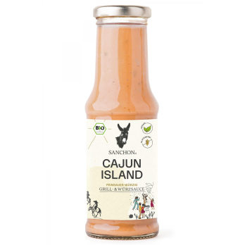 Sanchon Grillsauce Cajun Island, feinsauer-würzig,