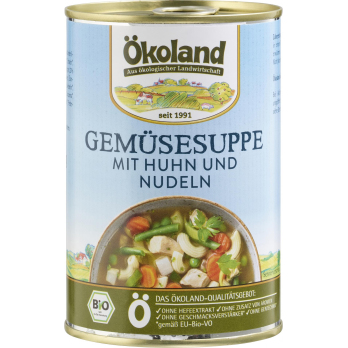 Ökoland Gemüsesuppe, 400 gr Dose