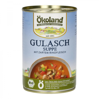 Ökoland Gulaschsuppe, 400 gr Dose