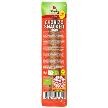 Wheaty Wheaty Spacebar Chorizo, 40 gr Stück - unge