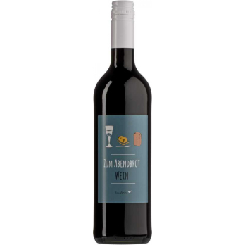 Zum Abendbrot Rotwein, 0,75 ltr Flasche
