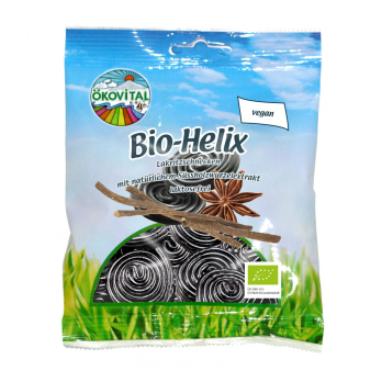 Ökovital Helix Lakritzschnecken, 80 g Packung