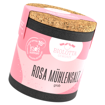 BioLotta Rosa Salz Steinsalz, grob, 110 gr Dose