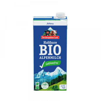 Berchtesg Lactosefreie Haltbare Alpenmilch, fettar