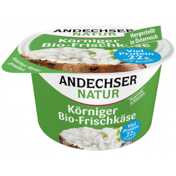 Andechser Natur körniger Frischkäse, 200 gr Becher