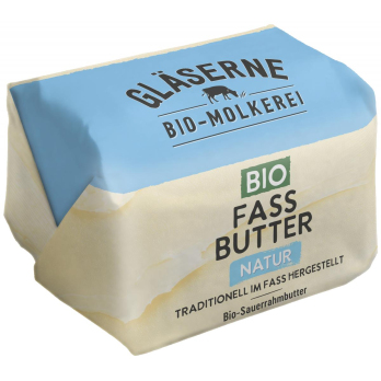 Gläserne Molkerei Fassbutter Sauerrahm natur, 250