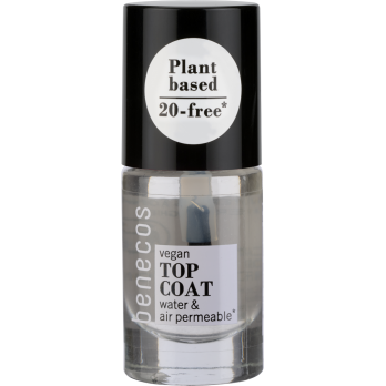 benecos Nail Polish crystal, 5 ml Flasche