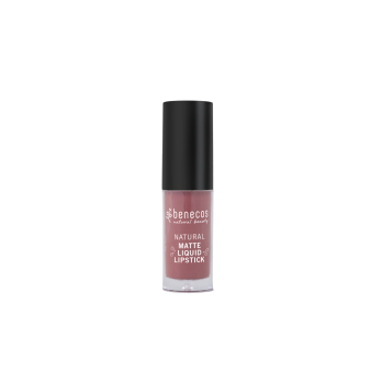 benecos Matte Liquid Lipstick rosewood romance, 5