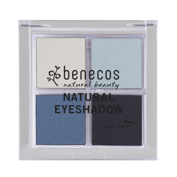 benecos Quattro Eyeshadow true blue, 4,8 ml Stück