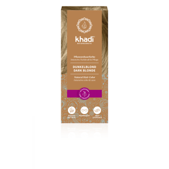 Khadi Pflanzenhaarfarbe Dunkelblond, 100 gr Packun