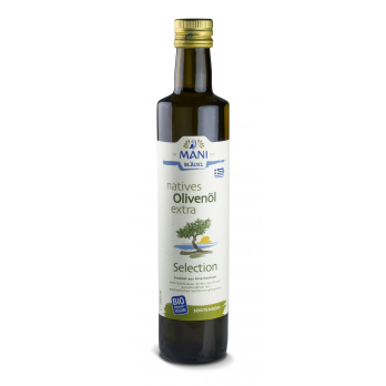 Olivenöl Mani, nativ extra, 500 ml, Bläuel