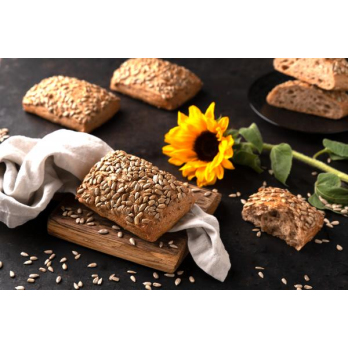 Vollkorn- Dinkel Sonnenblumenbrötchen