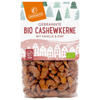 Landgarten Gebrannte Cashewkerne, 150 g Packung