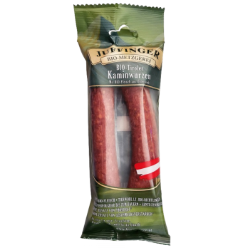 Bio-Metzgerei Juffinger Kaminwurzen, 140 gr Packun