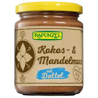 Rapunzel Kokos- & Mandelmus mit Dattel, 250 gr Gla