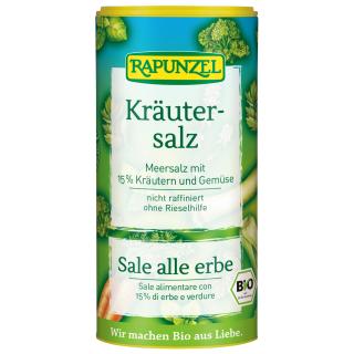 Rapunzel Kräutersalz, unjodiert , 125 gr Dose